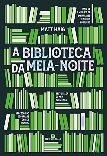 Capa de A biblioteca da meia-noite